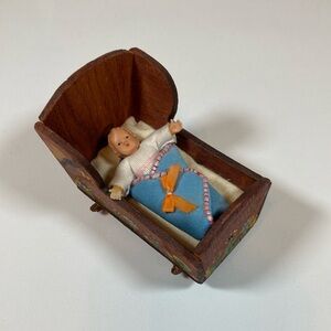 Dollhouse Miniature Handmade Baby Doll